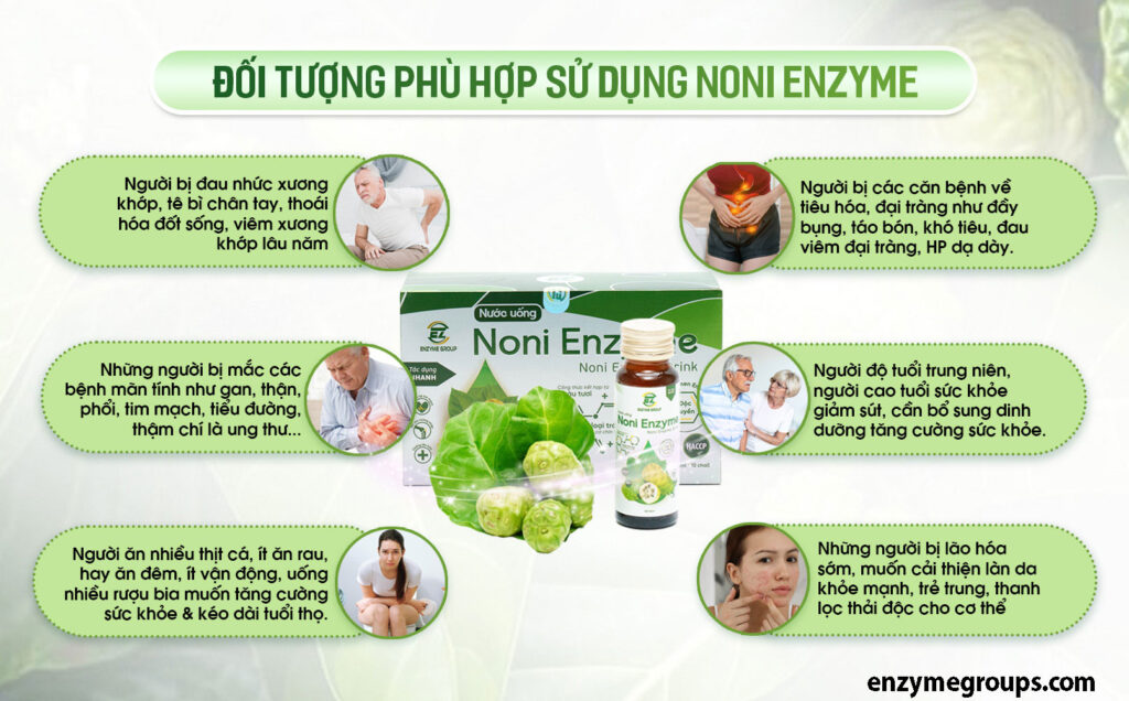 Đối tượng sử dụng Noni Enzyme